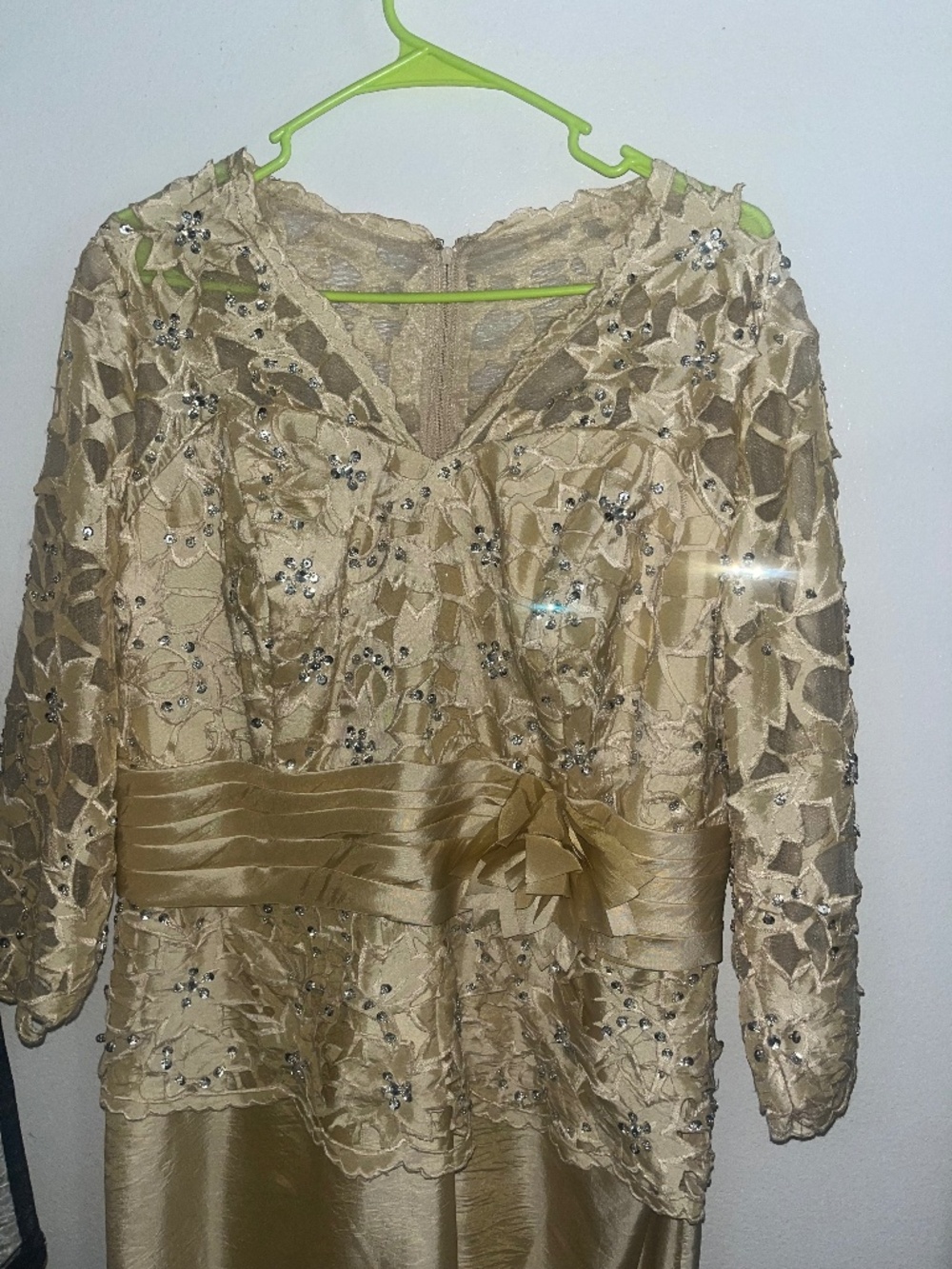 Beige Formal Gown